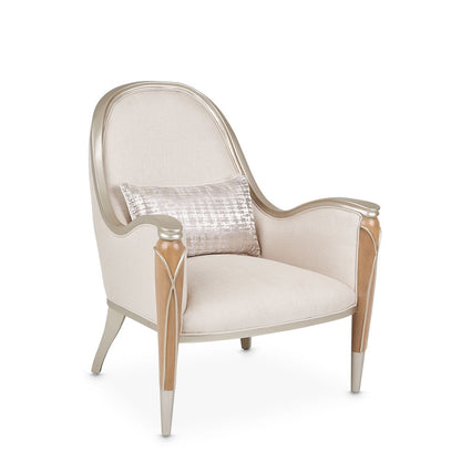 Villa Cherie Accent Chair - Pearl/Caramel