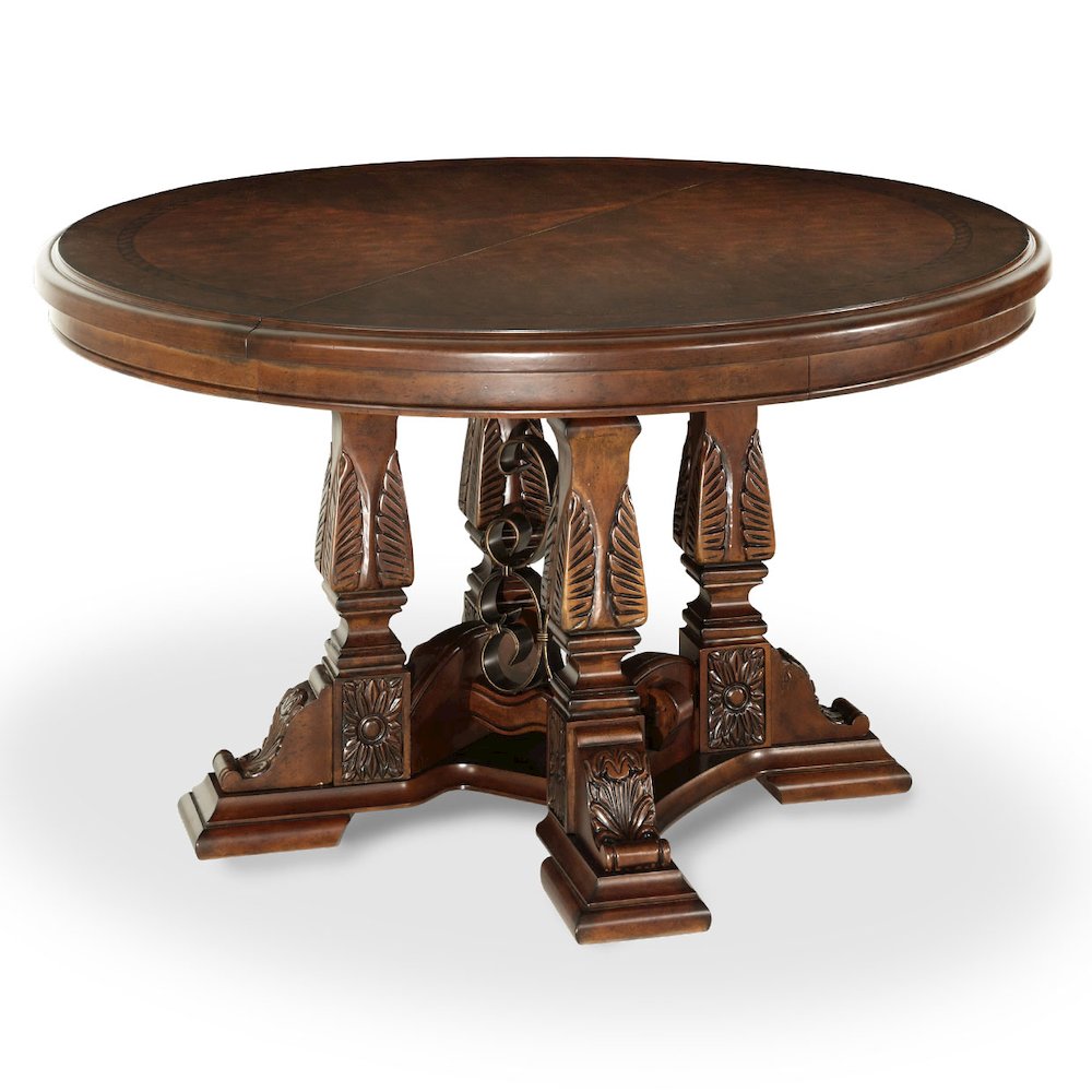 Windsor Court Round Dining Table - Vintage Fruitwood