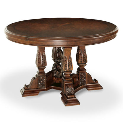 Windsor Court Round Dining Table - Vintage Fruitwood
