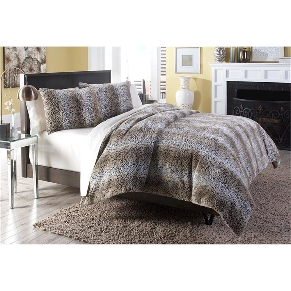 Kasbah 3-Piece King Duvet Set - Brown