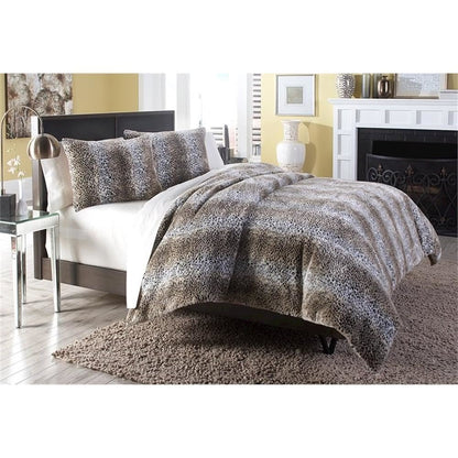 Kasbah 3-Piece King Duvet Set - Brown
