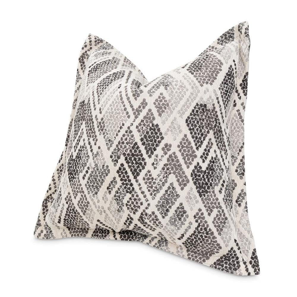 Moonbeam Mamba 20" Flange Pillow, Set of 2 - Graphite