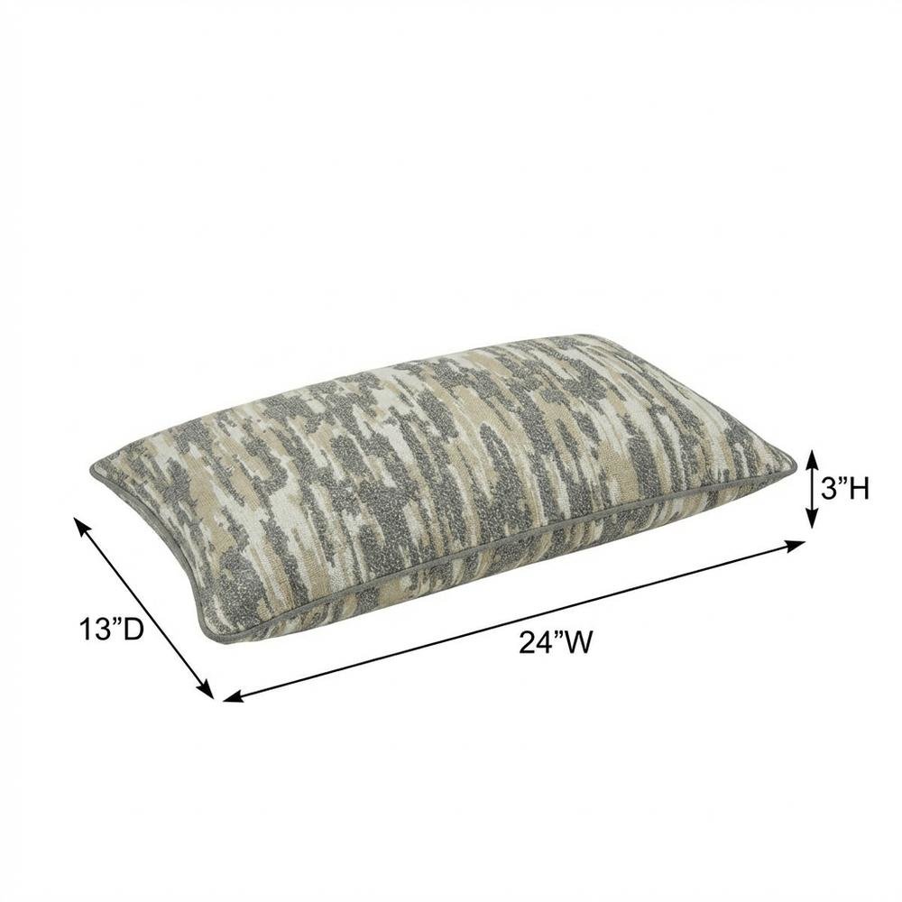 Moonbeam Tillman 13"x24" Oblong Pillow, Set of 2 - Dove