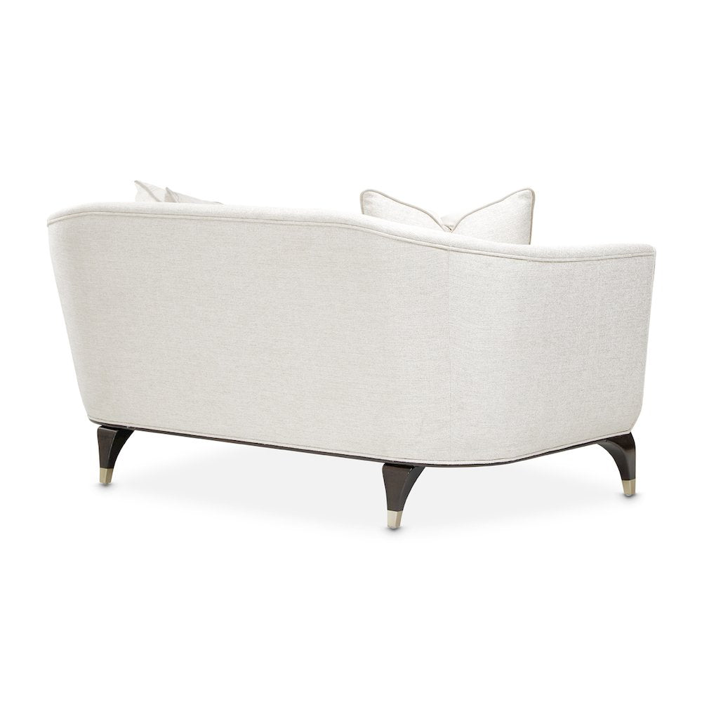 Paris Chic Loveseat - Cremini/Espresso