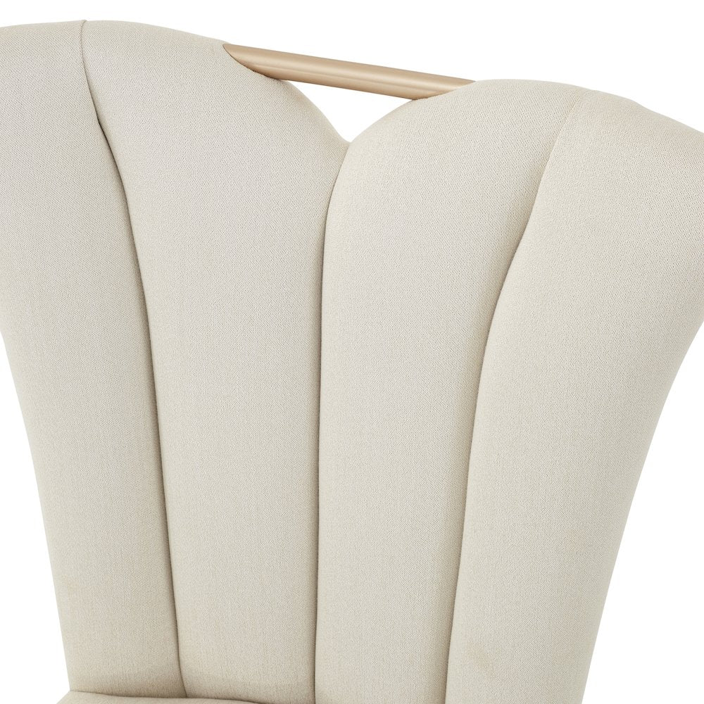 La Rachelle Dining Side Chair - Icicle/Champagne Set of 2