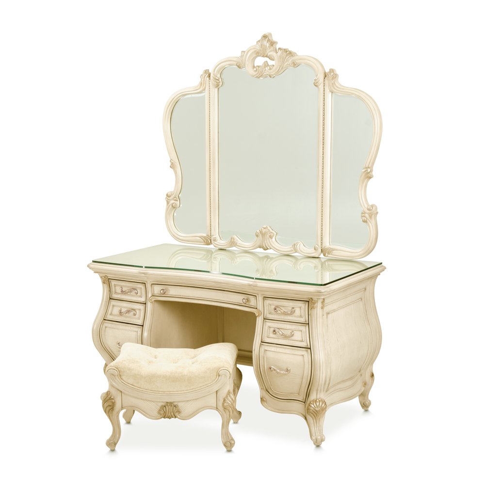 Platine de Royale Vanity Desk - Champagne