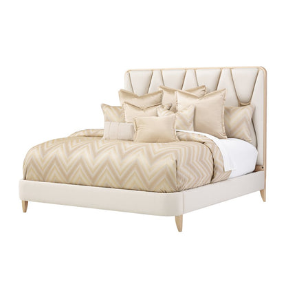 Infinity 10-Piece King Duvet Set - Gold