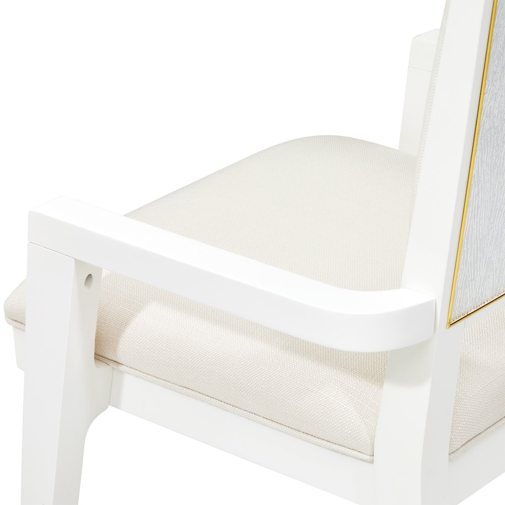 Palm Gate Arm Chair - Cloud White Set of 2
