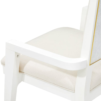 Palm Gate Arm Chair - Cloud White Set of 2