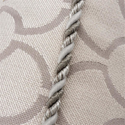 Moonbeam Paragon 20" Square Pillow, Set of 2 - Taupe/Silver