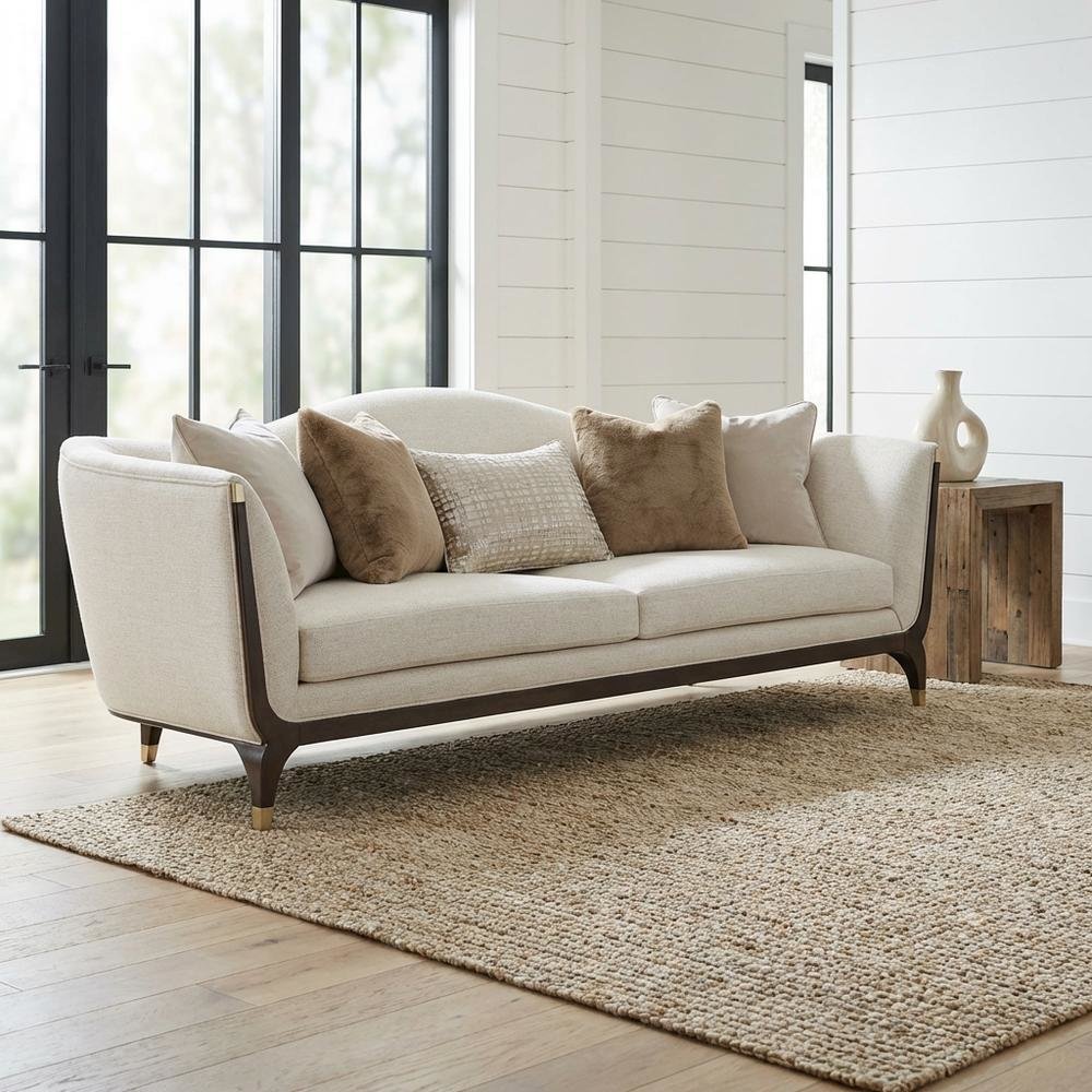 Paris Chic Sofa - Cremini/Espresso
