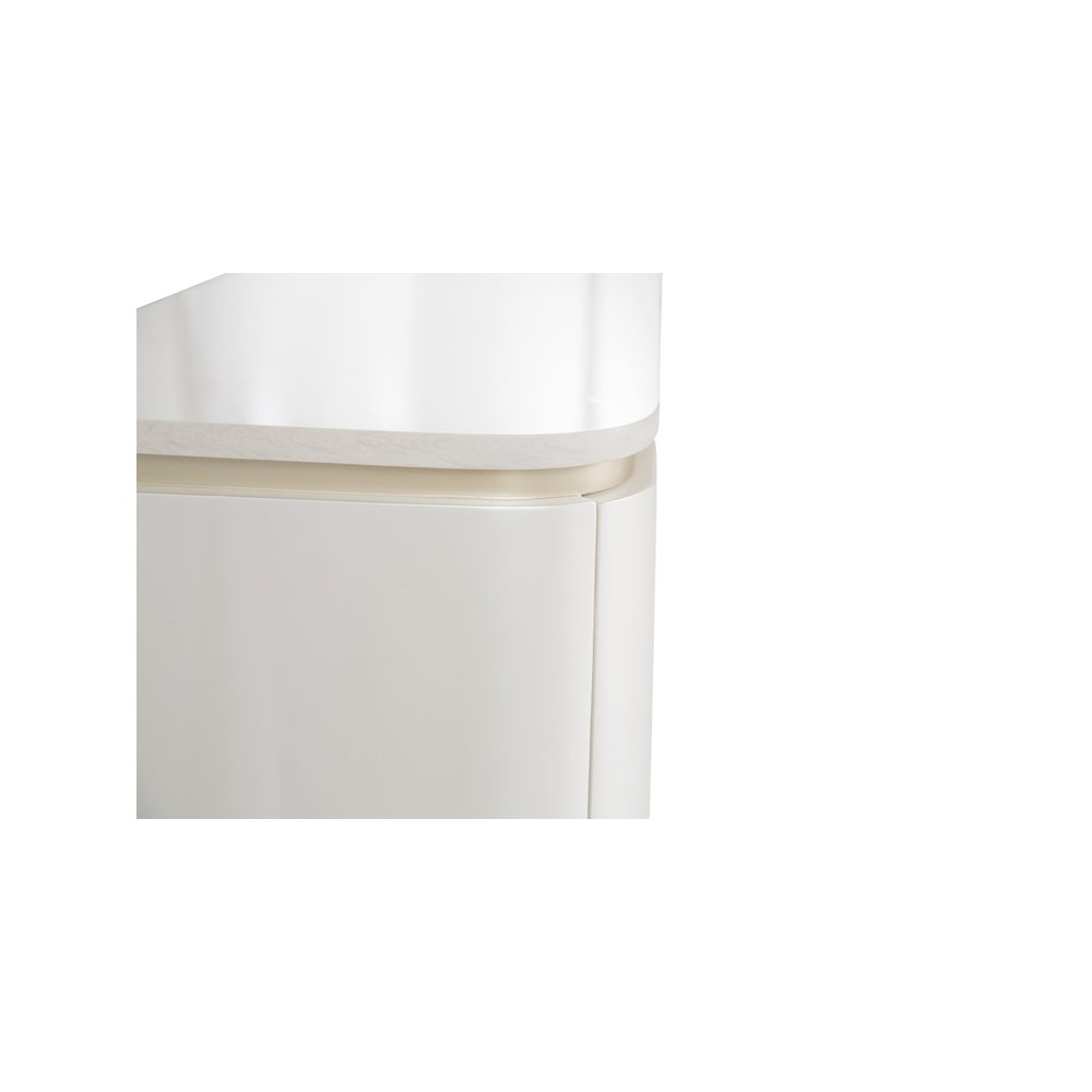 London Place Media Cabinet - Creamy Pearl