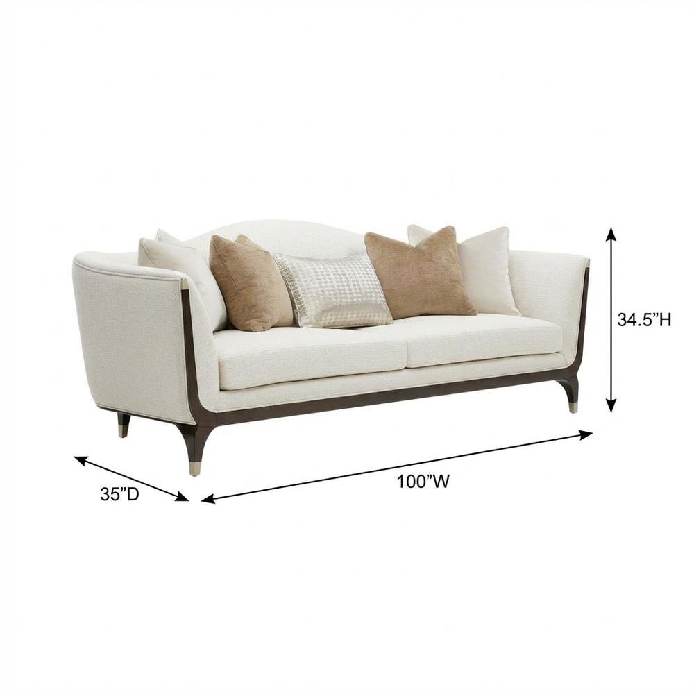 Paris Chic Sofa - Cremini/Espresso