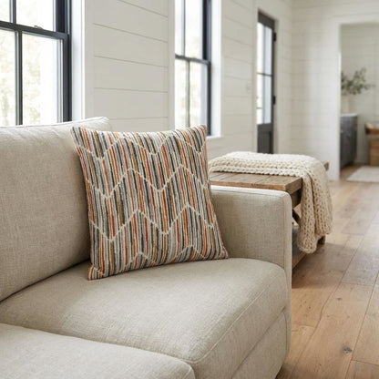 Sundance Augusta 19" Square Throw Pillow, Set of 2 - Spice