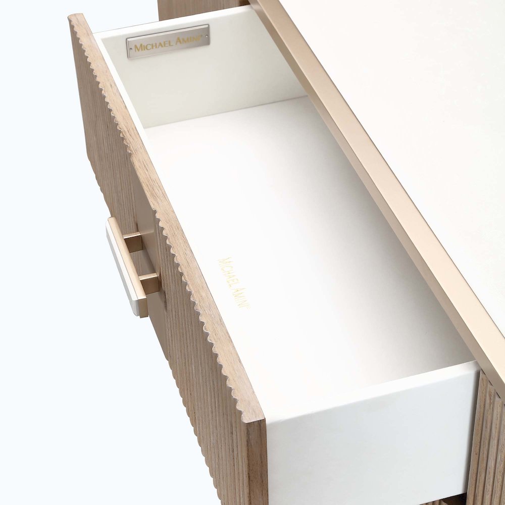 West Kensington Media Cabinet - Sea Salt Caramel