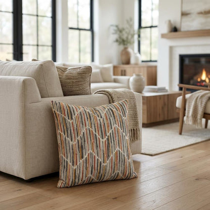 Sundance Augusta 19" Square Throw Pillow, Set of 2 - Spice