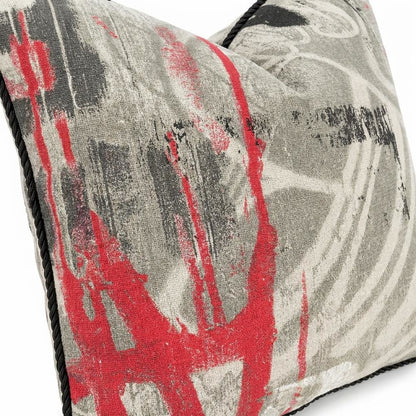 Uptown Downtown Bronx 19" Square Throw Pillow, Set of 2 - Firefly