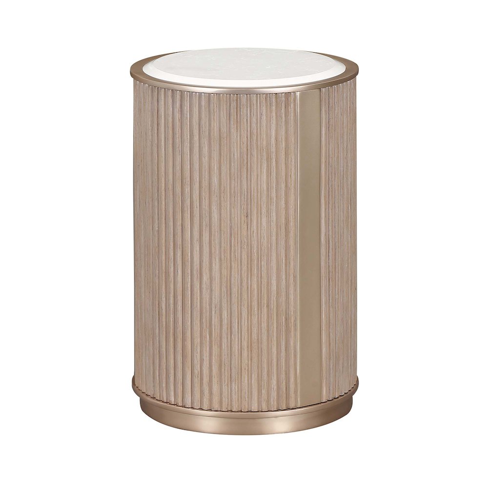 West Kensington Chairside Table - Sea Salt Caramel