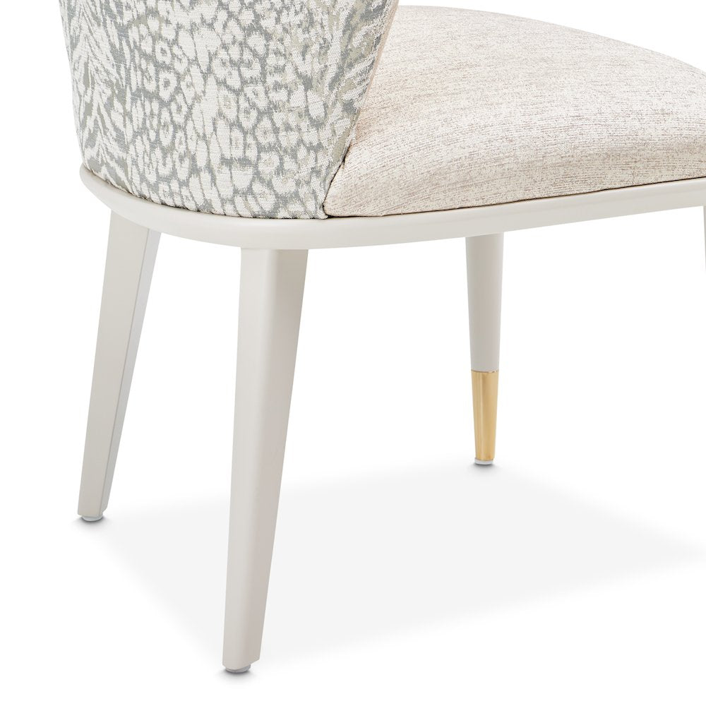 Lisbon Dining Side Chair - Silken Matte Cream Set of 2