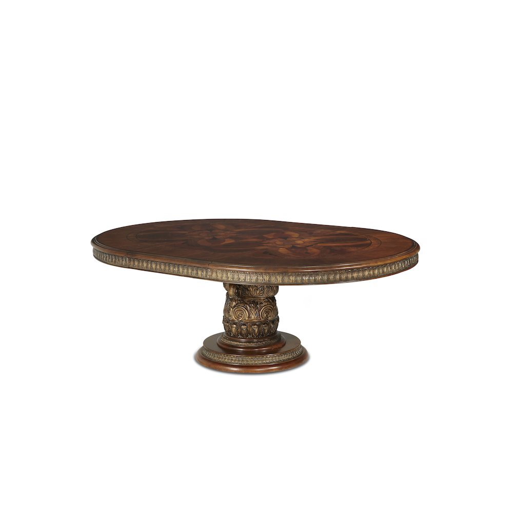 Villa Valencia Round Dining Table - Classic Chestnut
