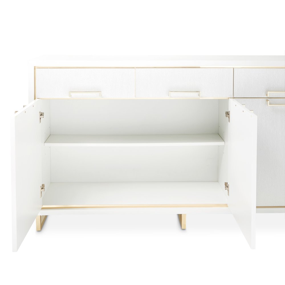 Palm Gate Sideboard - Cloud White