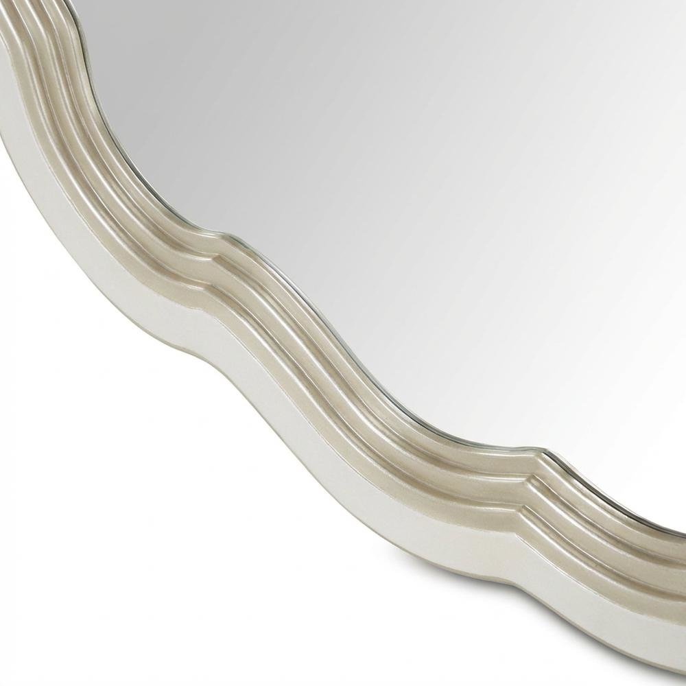 London Place Wall Mirror - Creamy Pearl