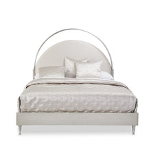 Eclipse Cal King Upholstered Bed with LED Lights - Moonlight