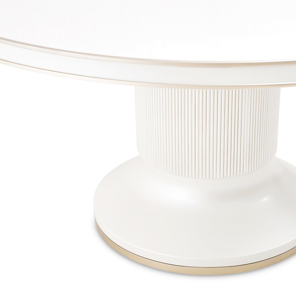 La Marisia Round Dining Table - Creamy Pearl