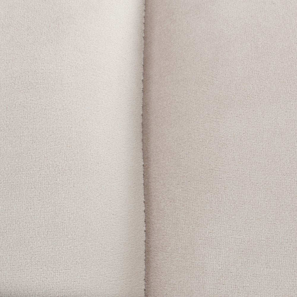 Beige Velvet Sofa for Living Room – Elegant 3 Seater 100 Inch Couch