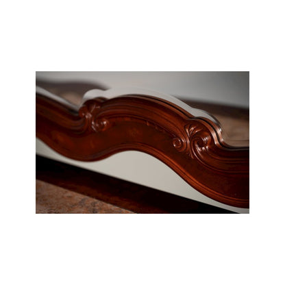 Cortina Dresser & Mirror - Honey Walnut