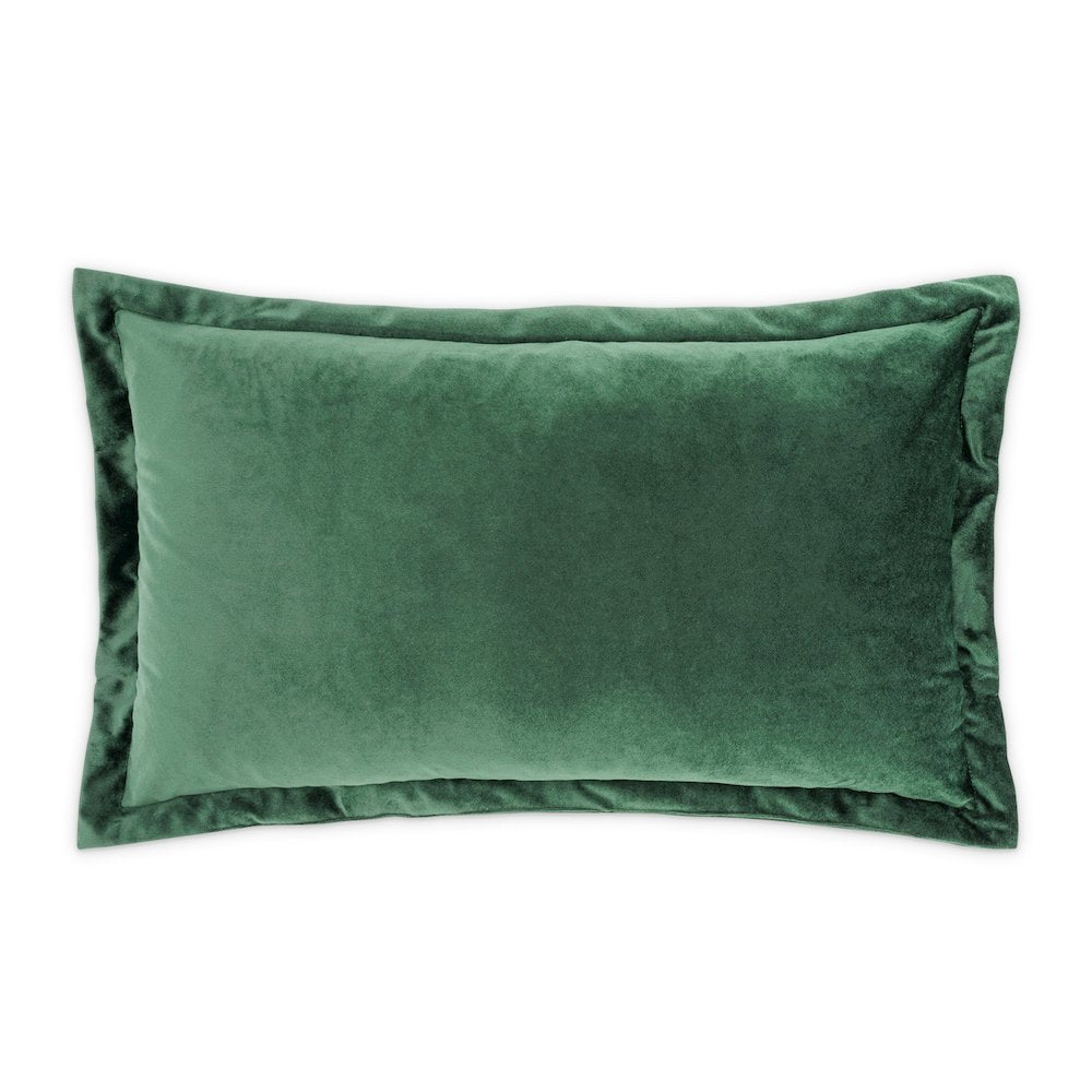 Conner 13" x 22" Oblong Velvet Pillow, Set of 2 - Forest