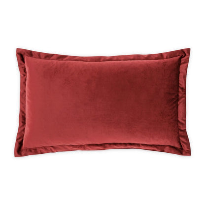Conner 13" x 22" Oblong Velvet Pillow, Set of 2 - Sangria