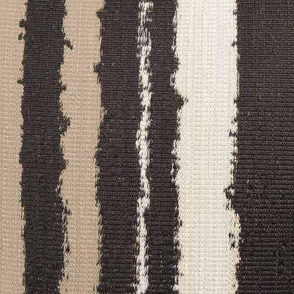 Explorer Butler 25" Striped Throw Pillow, Set of 2 - Hickory/Black