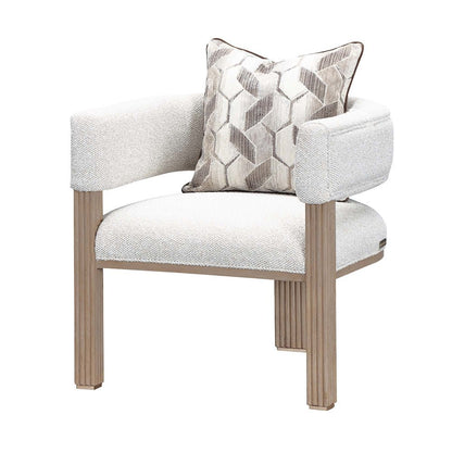 West Kensington Accent Chair - Buff/Seal Salt Caramel
