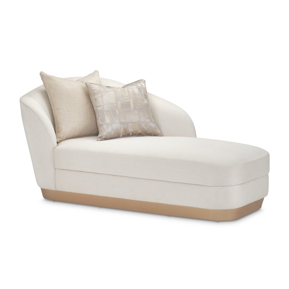 Elegant Chaise Indoor – Beige Fainting Couch and Corner Chaise Lounge Chair