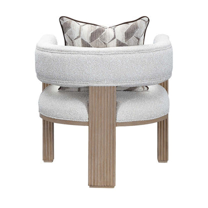 West Kensington Accent Chair - Buff/Seal Salt Caramel