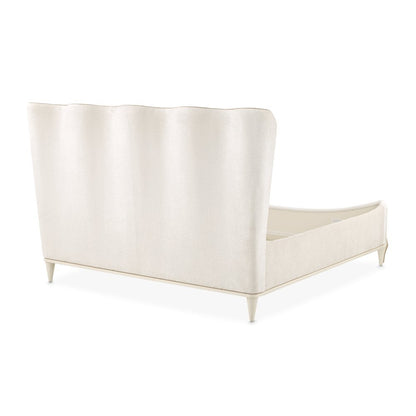 La Terrazza Queen Panel Bed - Creamy Pearl