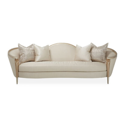 Velvet Sofa for Living Room – Elegant 3 Seater Couch, 100 Inch Design