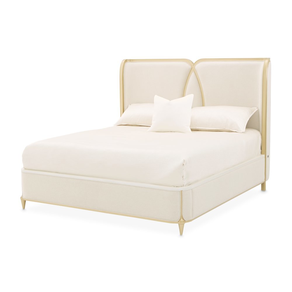 Scotts Square Cal. King Bed - Light Champagne