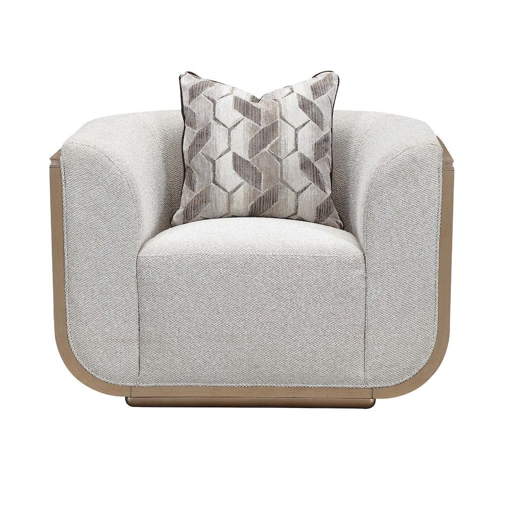 West Kensington Matching Chair - Buff/Seal Salt Caramel