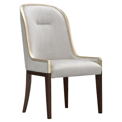 Houston Dining Side Chair, Set of 2 - Porcini/Walnut
