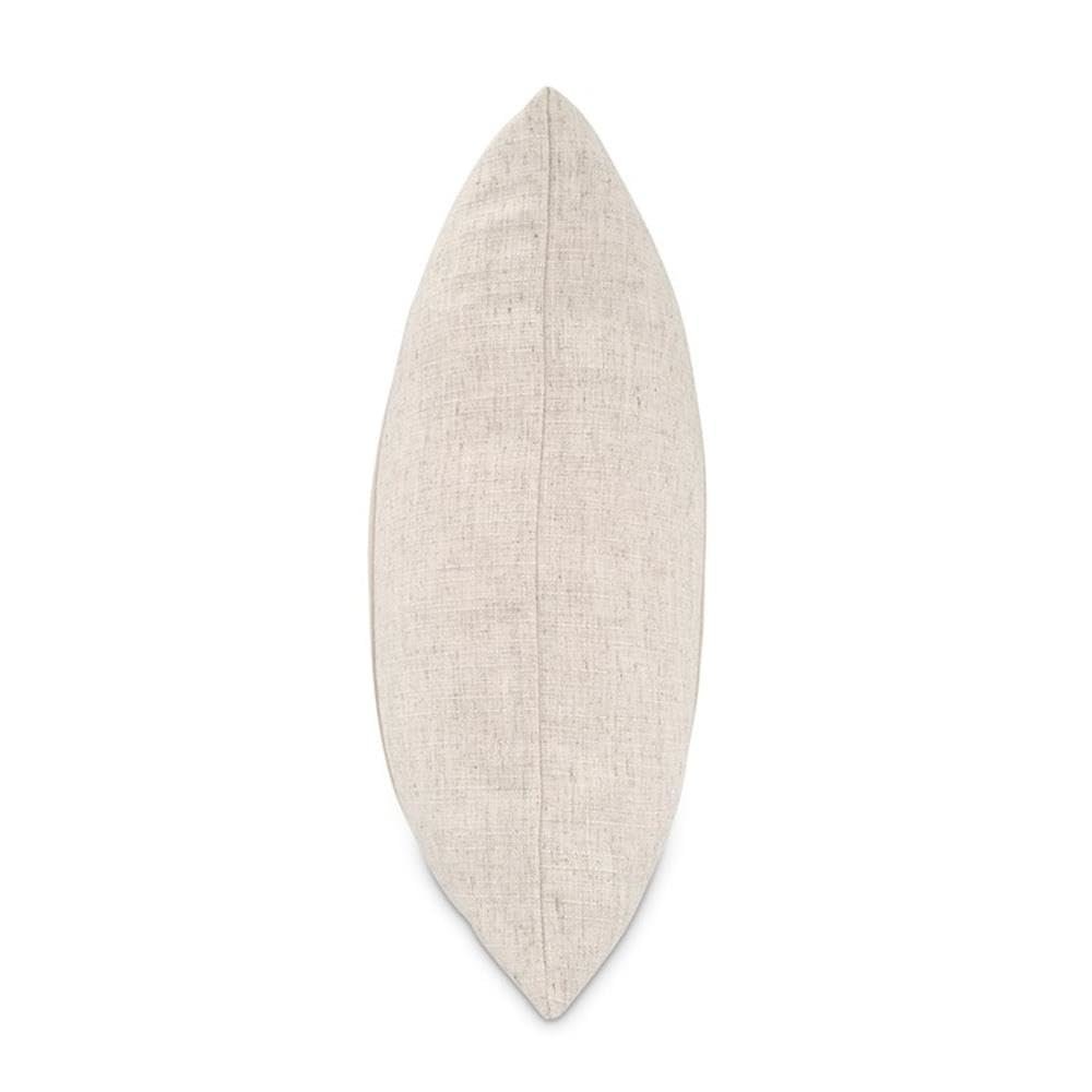 Moonbeam Baldwin 21" Square Pieced Pillow, Set of 2 - Dove