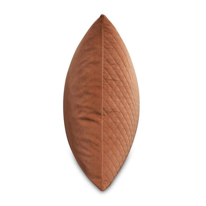 Gemma 21" Velvet Throw Pillow, Set of 2 - Terracotta