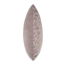 GLAMtastic Crackle 22" Square Pillow, Set of 2 - Fog