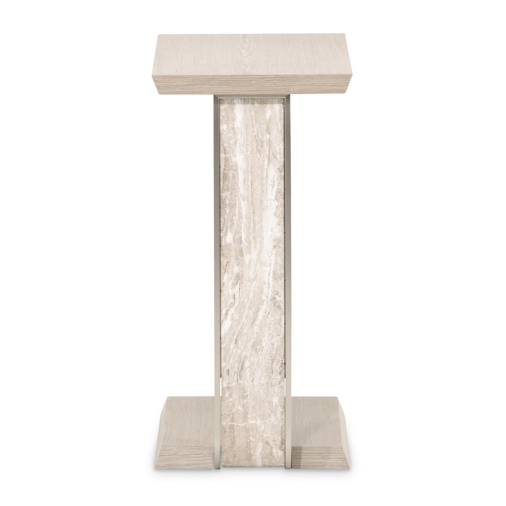 Lotus Bay C-Shaped Accent Table - Sand