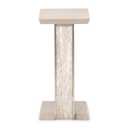 Lotus Bay C-Shaped Accent Table - Sand