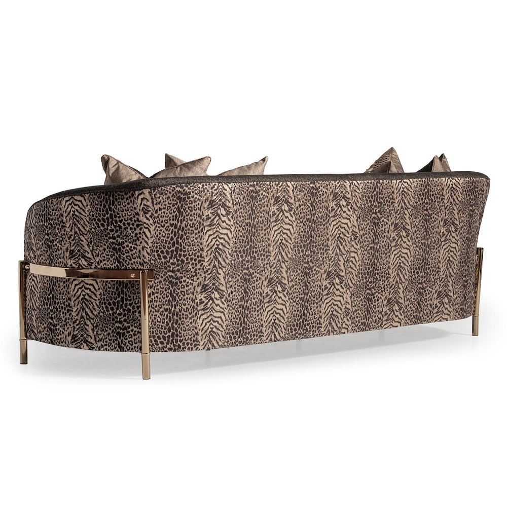 Lisbon Sofa - Onyx/Gold