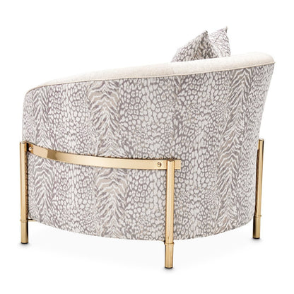 Gold Accent Chair, Comfy Reading Chair and Living Room Chair for Adults