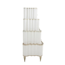 London Place 6-Drawer Tiered Chest - Creamy Pearl