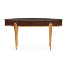 Camellia Field Vanity Desk - Warm Pecan